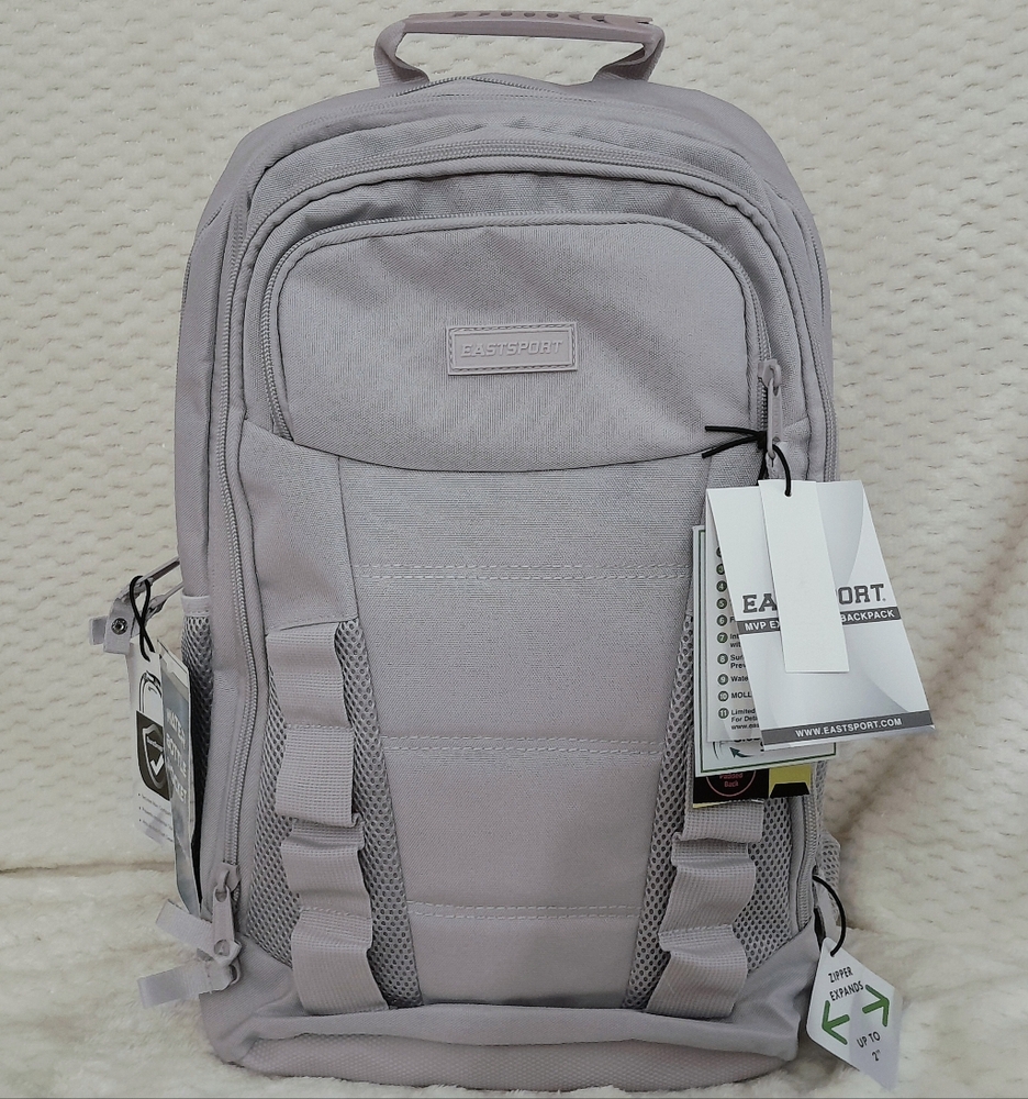 Eastsport Unisex MVP Expandable Recycled 19" Backpack, Thistle